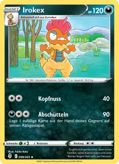Pokémon-Karte Irokex 099/203