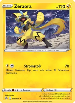 Pokémon-Karte Zeraora 102/264