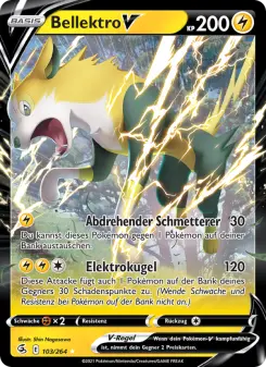 Pokémon-Karte Bellektro V 103/264