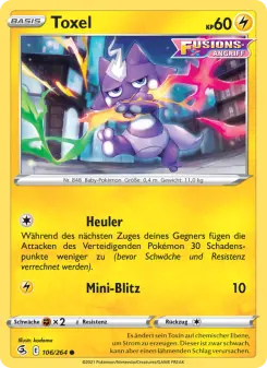 Pokémon-Karte Toxel 106/264