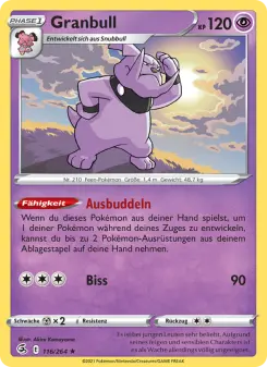 Pokémon-Karte Granbull 116/264