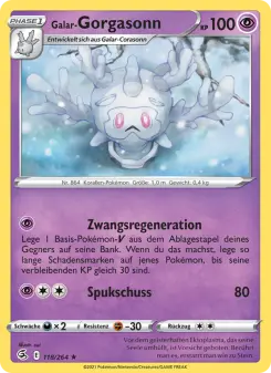 Pokémon-Karte Galar-Gorgasonn 118/264