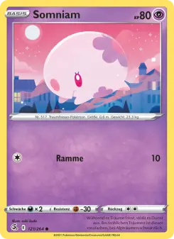 Pokémon-Karte Somniam 121/264