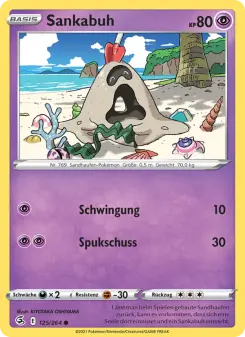 Pokémon-Karte Sankabuh 125/264