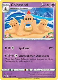 Pokémon-Karte Colossand 126/264