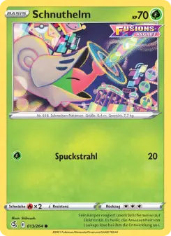 Pokémon-Karte Schnuthelm 013/264