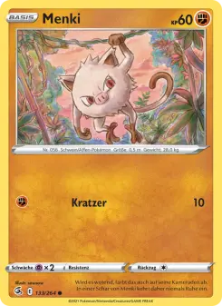 Pokémon-Karte Menki 133/264