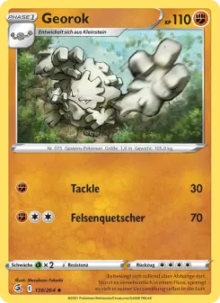Pokémon-Karte Georok 136/264