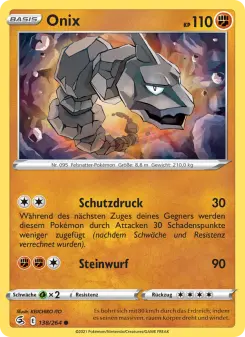 Pokémon-Karte Onix 138/264