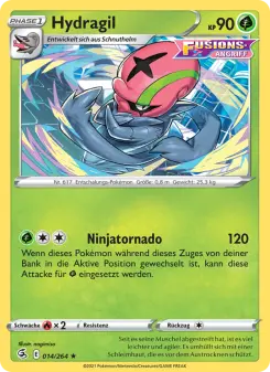 Pokémon-Karte Hydragil 014/264