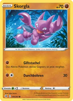 Pokémon-Karte Skorgla 140/264