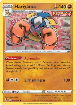 Pokémon-Karte Hariyama 143/264