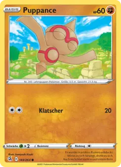 Pokémon-Karte Puppance 144/264