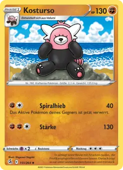 Pokémon-Karte Kosturso 151/264