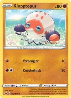 Pokémon-Karte Klopptopus 152/264