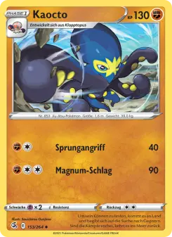 Pokémon-Karte Kaocto 153/264