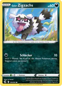 Pokémon-Karte Galar-Zigzachs 159/264