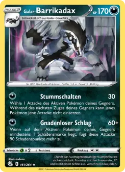 Pokémon-Karte Galar-Barrikadax 161/264