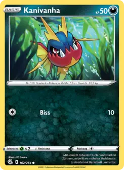 Pokémon-Karte Kanivanha 162/264