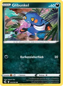 Pokémon-Karte Glibunkel 165/264