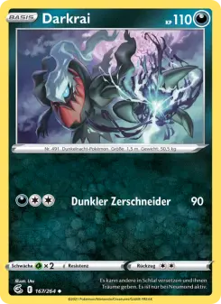 Pokémon-Karte Darkrai 167/264