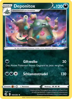 Pokémon-Karte Deponitox 169/264