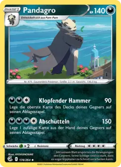 Pokémon-Karte Pandagro 174/264