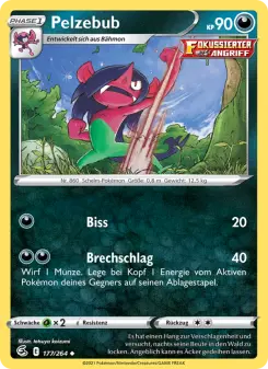 Pokémon-Karte Pelzebub 177/264