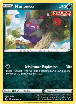 Pokémon-Karte Morpeko 179/264