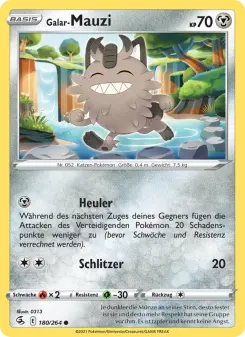Pokémon-Karte Galar-Mauzi 180/264