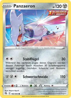 Pokémon-Karte Panzaeron 182/264
