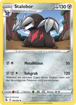 Pokémon-Karte Stalobor 183/264