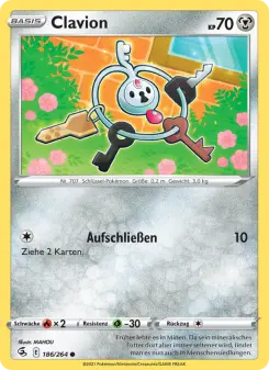 Pokémon-Karte Clavion 186/264