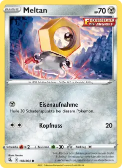 Pokémon-Karte Meltan 188/264