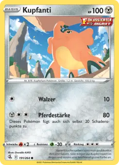 Pokémon-Karte Kupfanti 191/264
