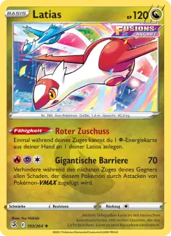 Pokémon-Karte Latias 193/264