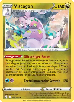 Pokémon-Karte Viscogon 197/264