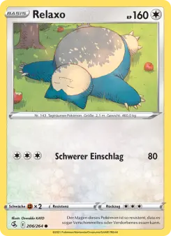 Pokémon-Karte Relaxo 206/264