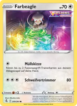 Pokémon-Karte Farbeagle 209/264