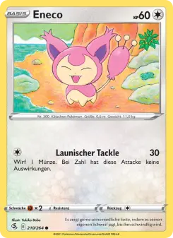 Pokémon-Karte Eneco 210/264