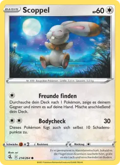 Pokémon-Karte Scoppel 214/264