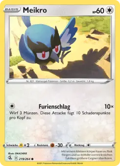 Pokémon-Karte Meikro 219/264