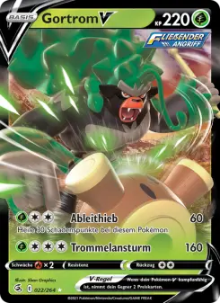 Pokémon-Karte Gortrom V 022/264