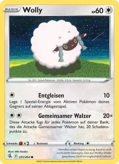 Pokémon-Karte Wolly 221/264