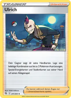 Pokémon-Karte Ulrich 241/264