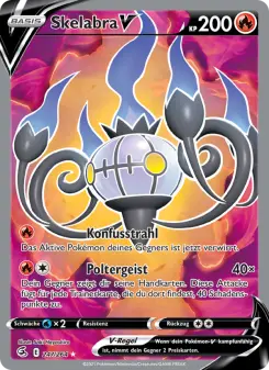 Pokémon-Karte Skelabra V 247/264