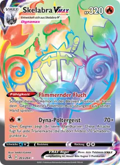 Pokémon-Karte Skelabra VMAX 265/264