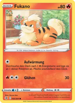 Pokémon-Karte Fukano 032/264