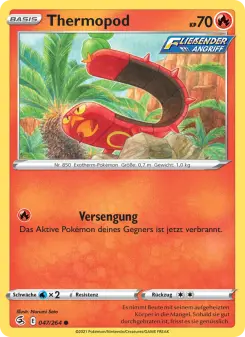 Pokémon-Karte Thermopod 047/264