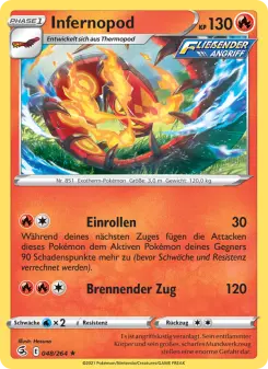 Pokémon-Karte Infernopod 048/264